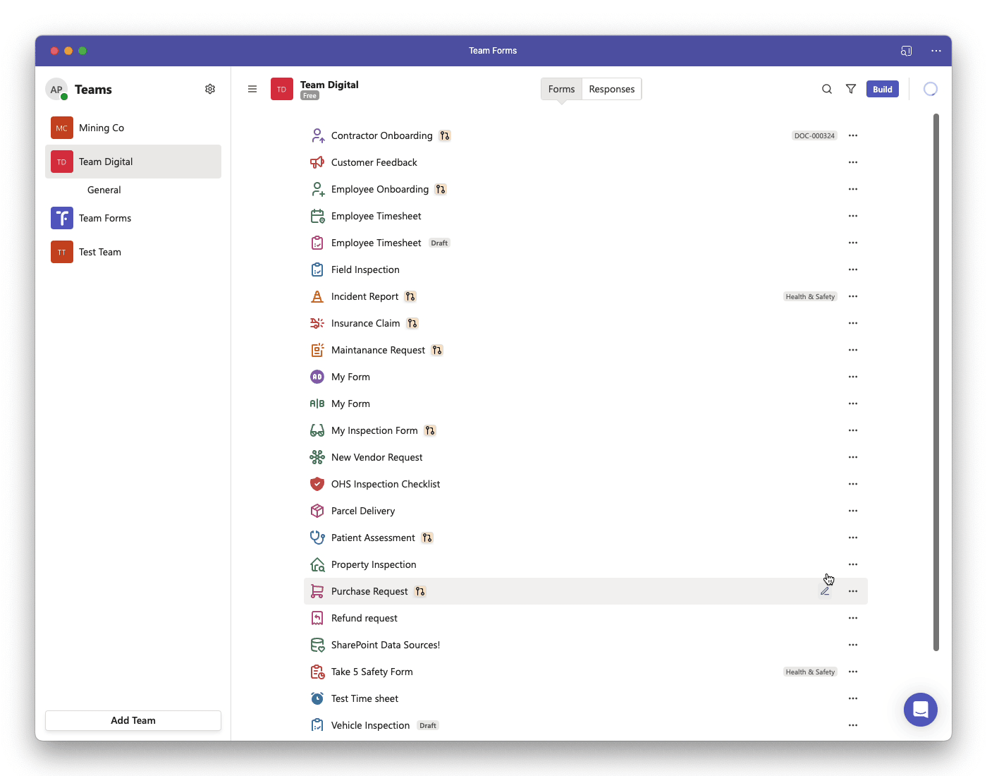 Configuring an email notification